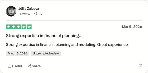 Оригинальный отзыв Jūlija Zaiceva о John Galt Finance в Trustpilot